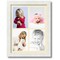ArtToFrames Collage Photo Picture Frame with 4 - 5x7 inch Openings, Framed in White with Over 62 Mat Color Options and Regular Glass (CSM-3966-2153)